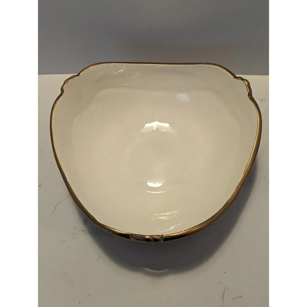 Fitz And Floyd Vintage 1989 Old Tyme Christmas Ceramic Bowl Holiday Home Decor